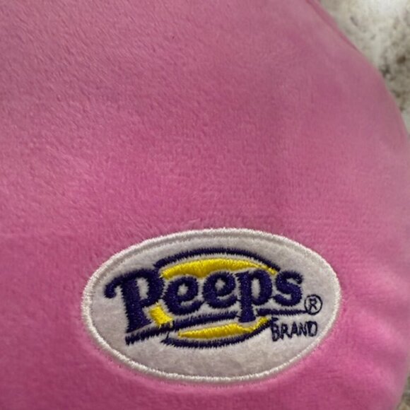 Peeps Bunny Easter Pink Large Plushie Pillow Stuffed Animal 14 inches - Picture 5 of 8